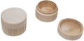 Playwood houten speelgoed kistje rond beukenhout naturel 5,8 cm.
