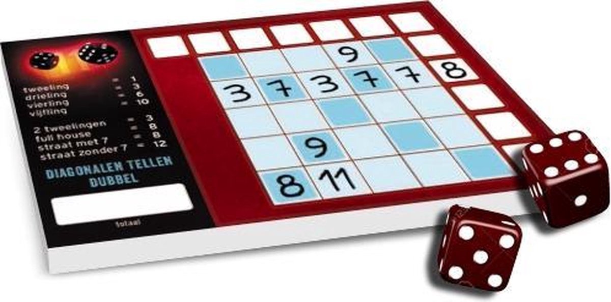 White Goblin Games - White Goblin Games - knister - dobbelspel - 1 tot 12 spelers - toegankelijk dobbelspel - vanaf 8 jaar - interactief spel
