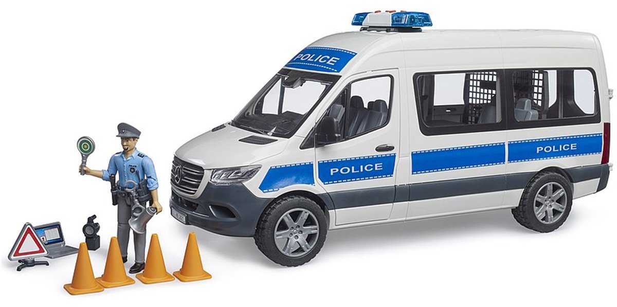 Bruder - Bruder mercedes benz sprinter politiehulpvoertuig kant-en-klaar model hulpdienstvoertuig (model)