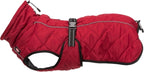 Trixie hondenjas minot rood 50cm - gewatteerd fleece, reflecterende strepen, verstelbare buikriem