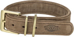 Trixie - halsband hond pure leer bruin