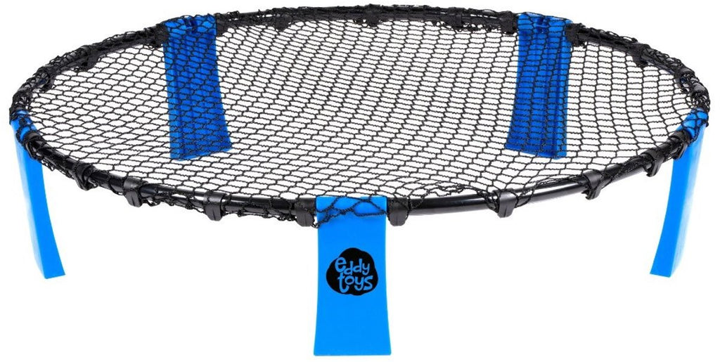 Eddy toys vang-en werp spel spyderball | blauw | 90cm