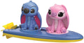 Clementoni disney badspeelgoed stitch en angel surfplank - drijvend waterspeelgoed voor baby - badspeeltjes en speelgoed voor in bad zonder openingen