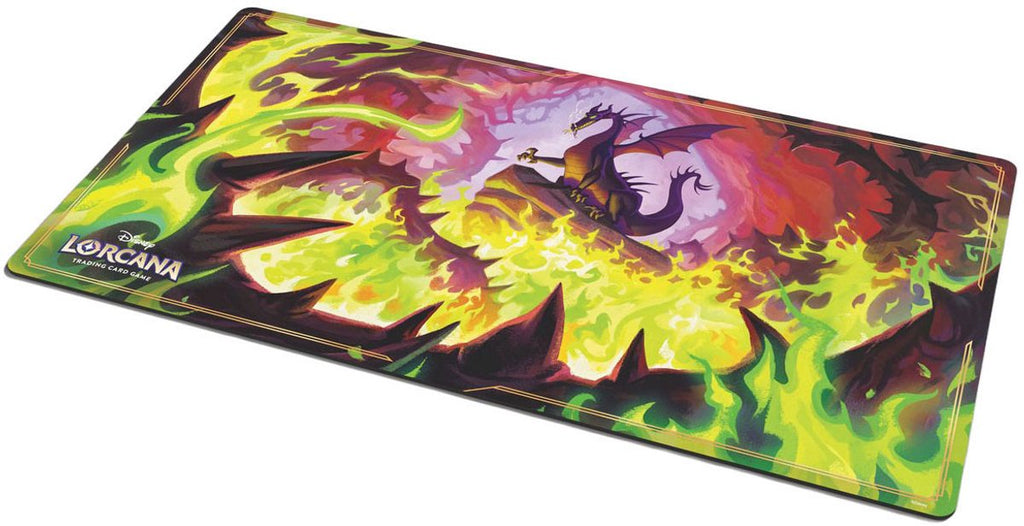 Disney Lorcana - Lorcana tcg: winterspell - playmat dragonfire
