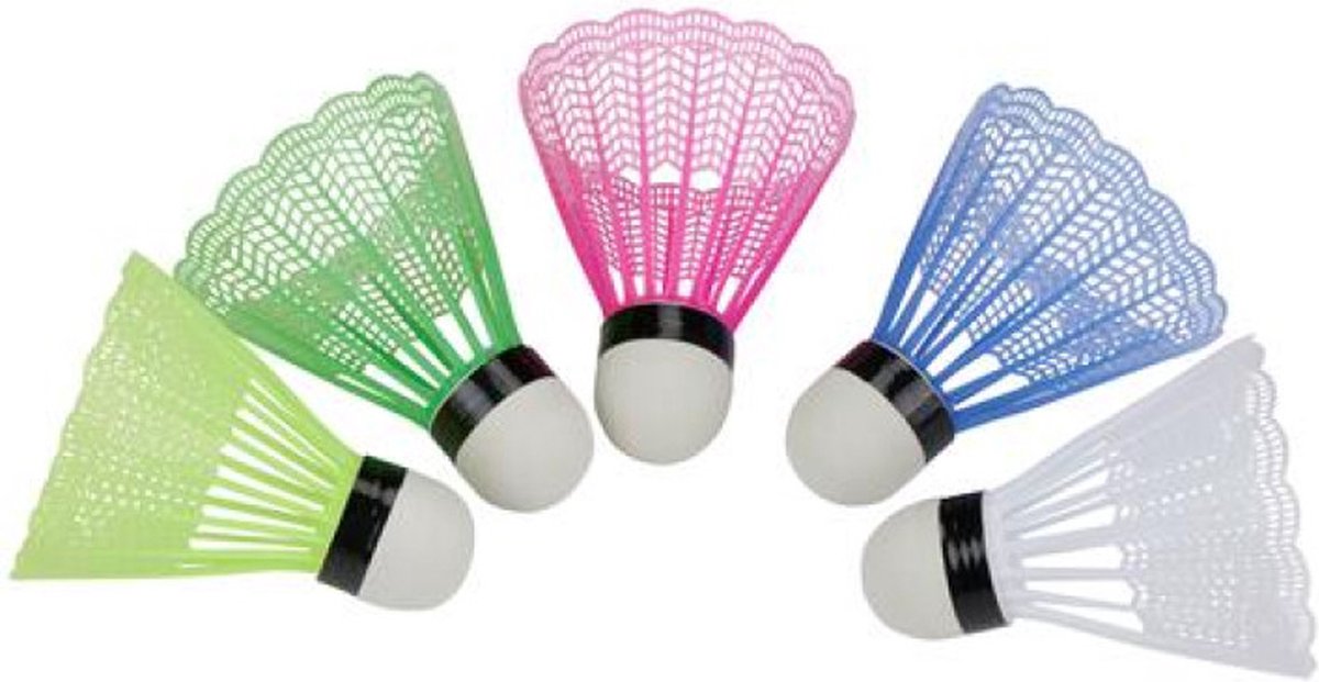 Merkloos sans marque badminton shuttle 5pcs pl