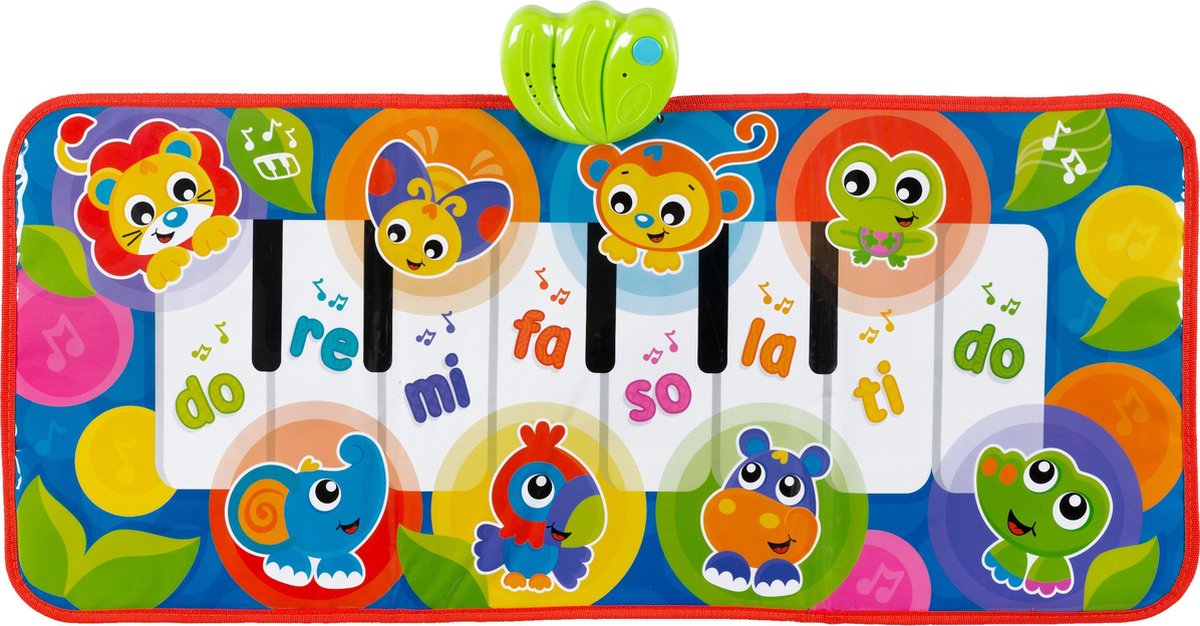 Playgro - gro muzikale piano mat - speelgoed baby - speelgoed 1 jaar - interactief babyspeelgoed - pianomat - dansmat jumbo - baby speelgoed muziekinstrument - interactief speelgoed baby - educatief speelgoed - kraam cadeau - speelgoed met geluid