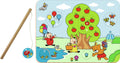 Bumba - Bumba houten magnetische puzzel - 5 stukjes - met houten vislijn
