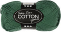 Creativ company katoengaren, donkergroen, 50gr, 170m