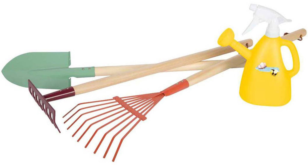 Small Foot - tuingereedschapset met gieter tiny garden 4dlg.
