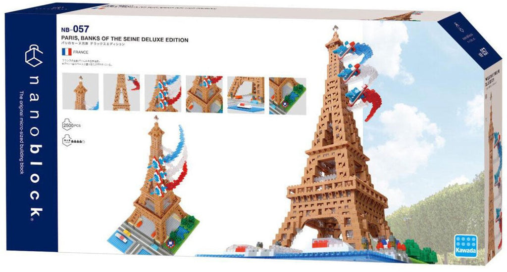 Bandai - Bandai Nanoblock bouwset oevers van de seine deluxe - 2500st.