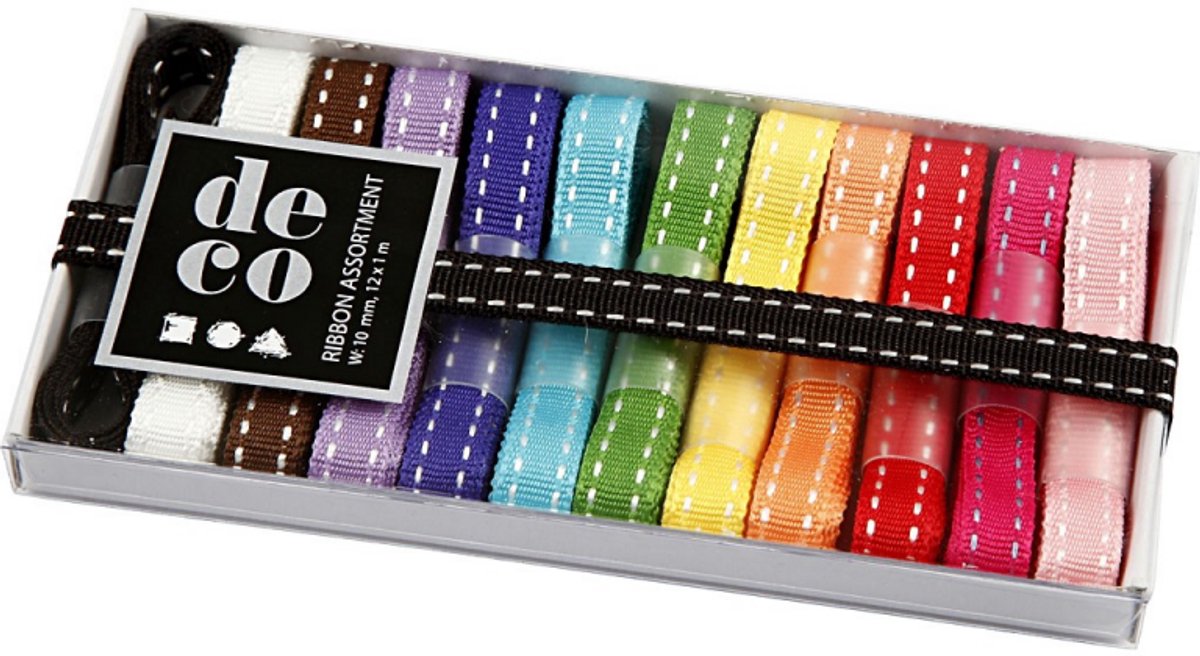 Creativ Company - Creativ Company Lint collectie kleur streepjes 13st.
