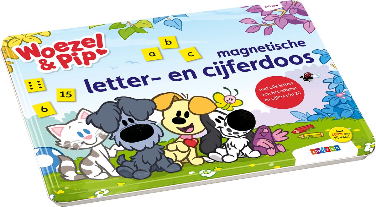 Maxima - Maxima Woezel & pip magnetische letter- en cijferdoos