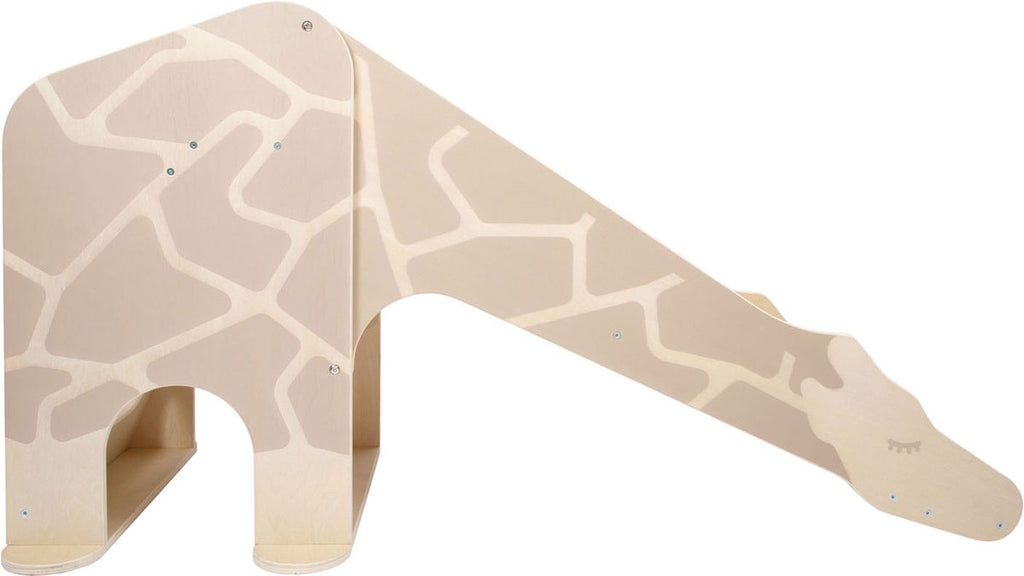 Small foot - houten indoor glijbaan giraffe wildlife