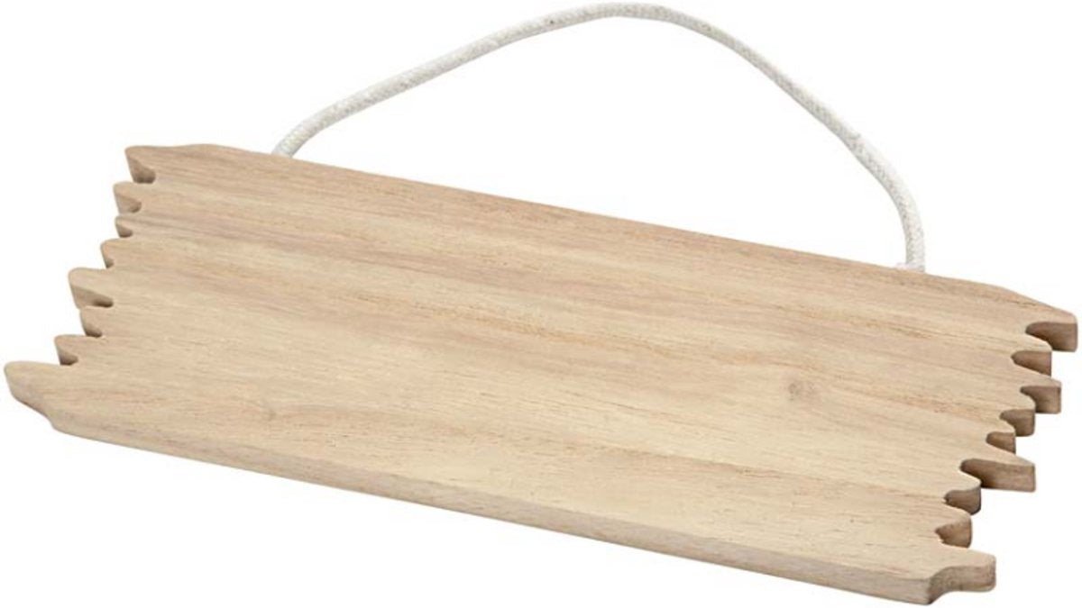 Creativ Company - Creativ Company Schild naambord hout met ophangkoord