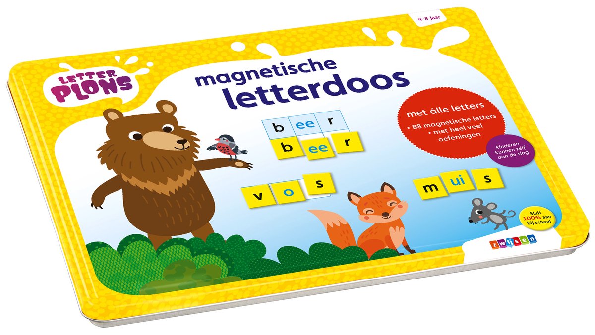 Letterplons - Letterplons Zwijsen magnetische letterdoos