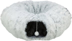 Trixie harvey pluche speeltunnel donut wit grijs