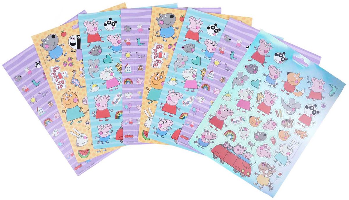Undercover stickerboek peppa pig met 8 vellen