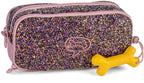 Stones And Bones - Stones And Bones rowan 2.0 - etui - pennenzak voor kinderen - 3 vakken - glamour - lila