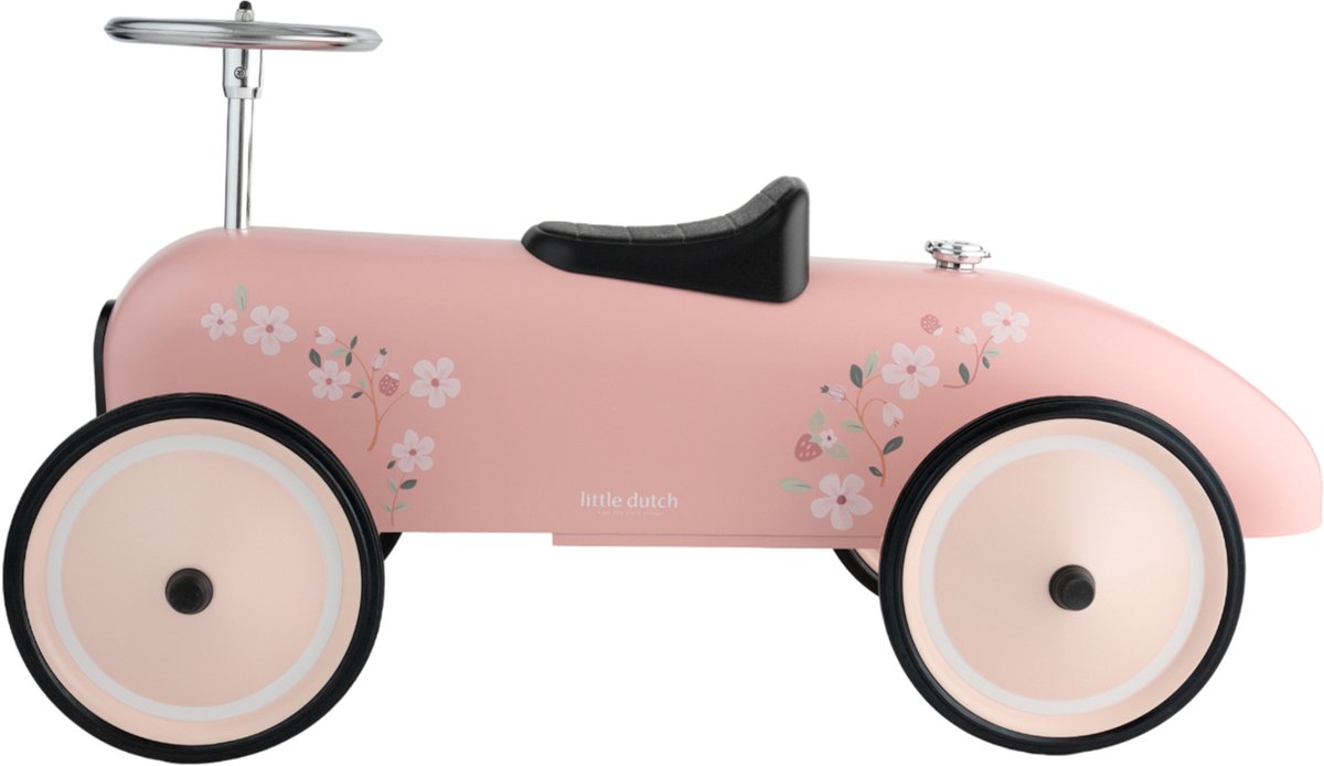 Little Dutch - Little Dutch retro loopauto roze