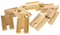 Bigjigs houten rails - mini, 8st.