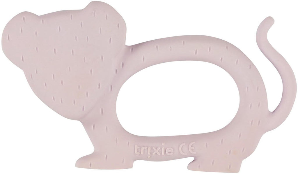 Trixie natuurlijk rubber grijpspeeltje - mrs. mouse
