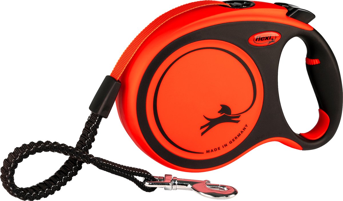 Flexi - rollijn xtreme tape zwart / oranje