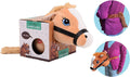 Holly horse paardenhoofd lichtbruin met elastiek