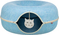Trixie speeldonut vilt blauw