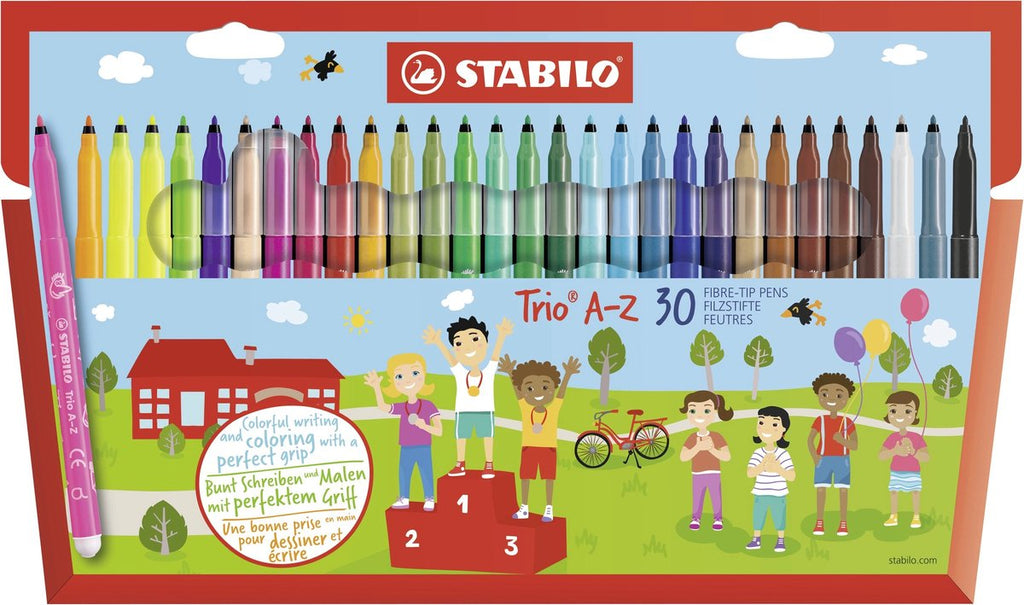 STABILO - STABILO trio a-z - viltstift - set met 30 stuks