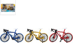 Van manen veenendaal bv wielrenfiets miniatuur tour de france racefiets race fiets lengte van model 17,5 cm 3 kleuren verkoop per stuk