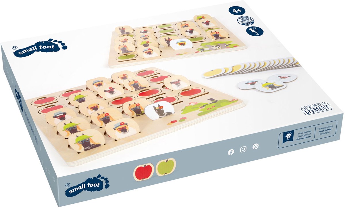Small Foot - houten bordspel raad eens wie