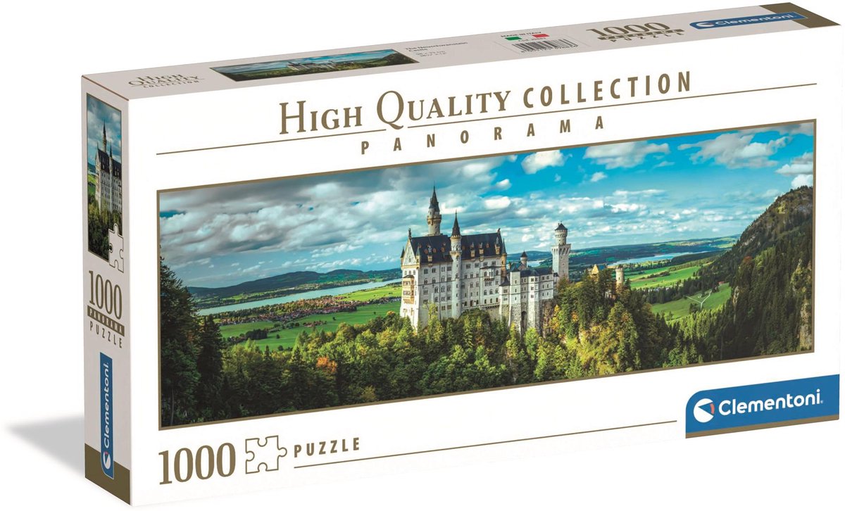 Clementoni - panoramapuzzel slot neuschwanstein 1000st.
