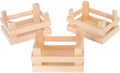 Small foot - houten kratjes klein 10x8x5,5cm, set van 3