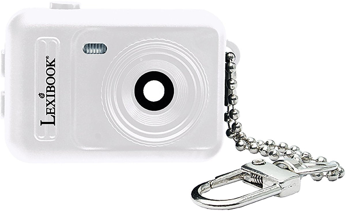 Lexibook - Lexibook Sleutelhanger miniatuur digitale camera wit met ingebouwd flashgeheugen