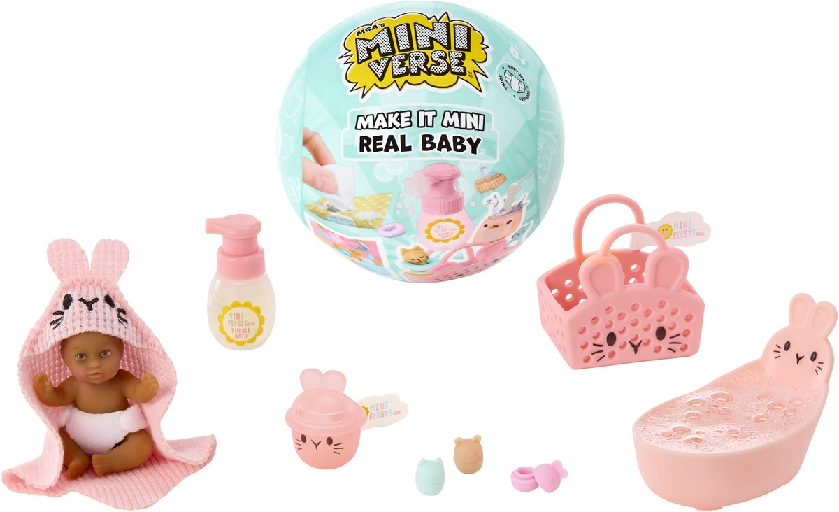 Miniverse mga's make it mini real baby nurture - knutselset - miniaturen maken