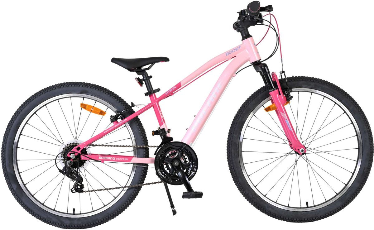 Volare - boost kinderfiets - 24 inch - roze - 21 versnellingen