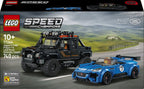 LEGO - speed champions jaguar project 7 en land rover defender auto bouwpakket voor kinderen 77264