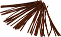 Creativ company creotime chenille draad 50 stuks 30 cm 6 mm bruin