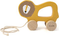 Trixie - houten trekspeeltje - mr. lion - voor de eerste stapjes - babyspeelgoed - voor jongens & meisjes - leeuw