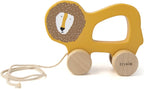 Trixie - houten trekspeeltje - mr. lion - voor de eerste stapjes - babyspeelgoed - voor jongens & meisjes - leeuw