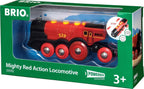 Brio rode locomotief op batterijen