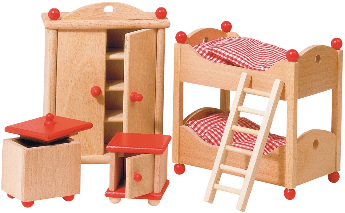 Goki poppenhuis meubeltjes kinderkamer