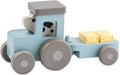 Done By Deer - Done By Deer tiny farm houten tractor dotti blauw