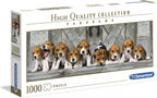 Clementoni panorama puzzel beagles, 1000st.
