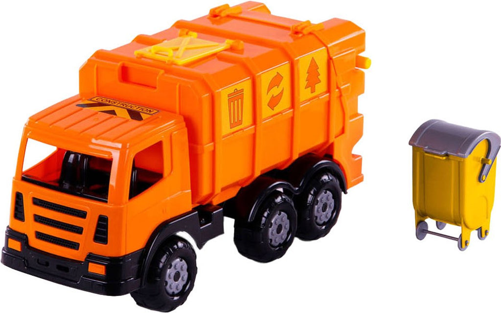 Cavallino - Cavallino xl vuilniswagen oranje 42cm