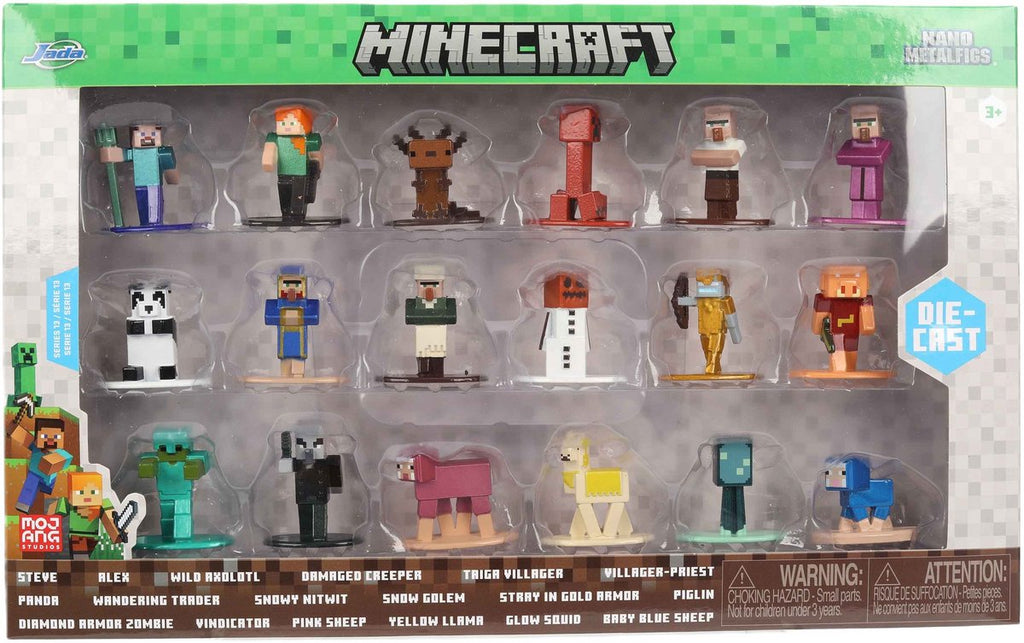 Jada toys minecraft multi-pack nanofiguren wave 13 - 18dlg.