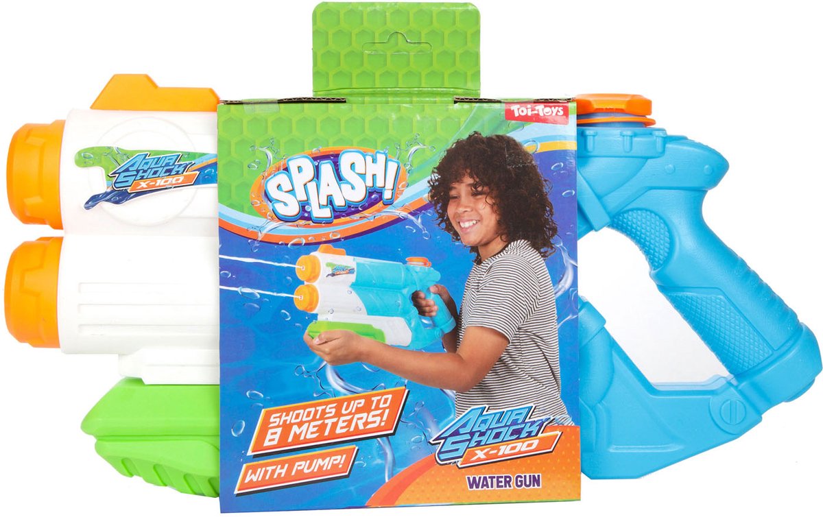 Splash - Splash waterpistool met dubbele loop power 1080ml