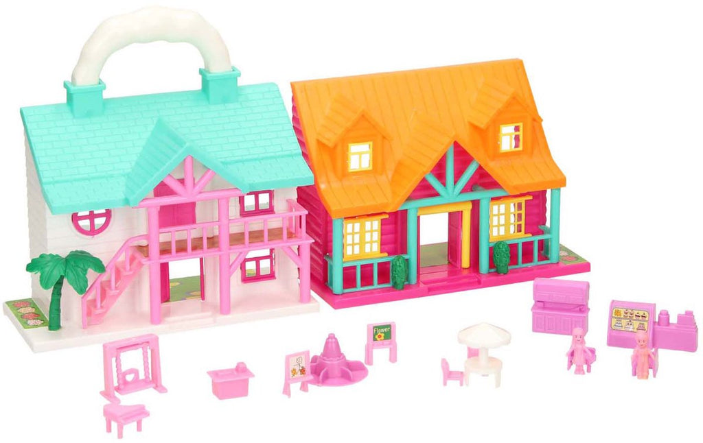 Lobbes Speelgoed- Lobbes SpeelgoedSpeelhuis palmboom met accessoires.