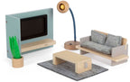 Small Foot - houten poppenhuis meubeltjes woonkamer