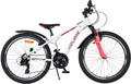 Volare xc race kinderfiets - 24 inch - wit roze - 21 versnellingen